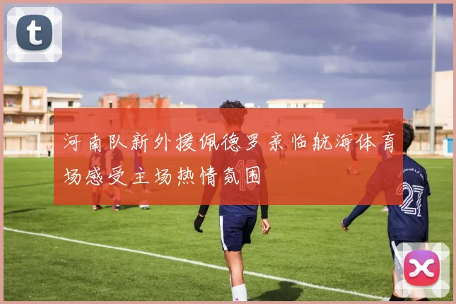 河南队新外援佩德罗亲临航海体育场感受主场热情氛围